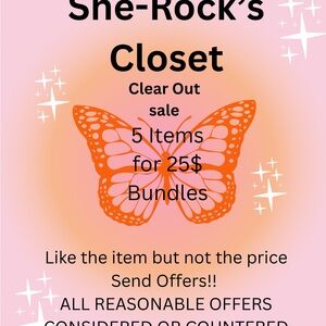 CLOSET CLEAR OUT! 25$ Bundles 🦋🦋🦋